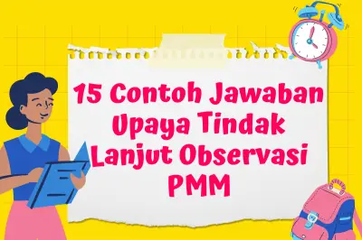 15 Contoh Jawaban Refleksi Tindak Lanjut PMM: Upaya Konkret Guru