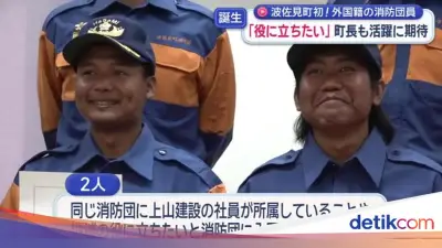 2 WNI Asal Jatim Dipercaya Jadi Petugas Damkar Sukarela di Jepang
