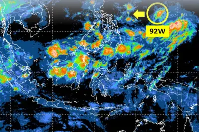 BMKG Deteksi Bibit Siklon Tropis 92W di Laut Filipina