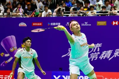 China Open 2026: Fajar/Rian Tanding di 16 Besar, Simak Link Live Streaming