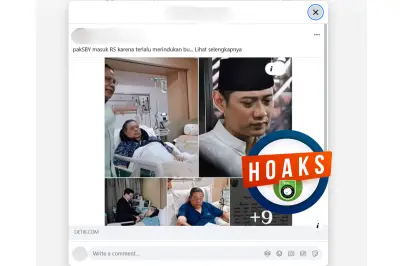 Hoaks SBY Dirawat di Rumah Sakit, Ini Faktanya