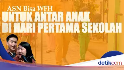 Imbauan ASN WFH Antar Anak Hari Pertama Sekolah, Ini Aturannya