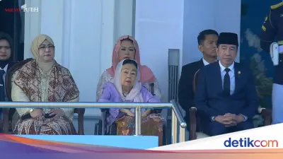 Jokowi dan JK Hadiri Upacara Hari Bhayangkara ke-80 di Cikeas