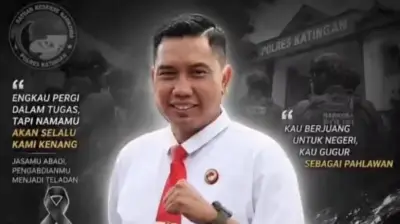 Kapolri Beri Kenaikan Pangkat Luar Biasa untuk Aipda Yudhie yang Gugur