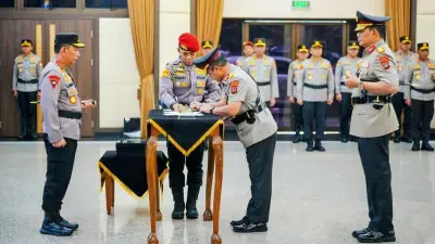 Kapolri Lantik 6 Kapolda dan Kakorlantas Baru, Ini Daftarnya