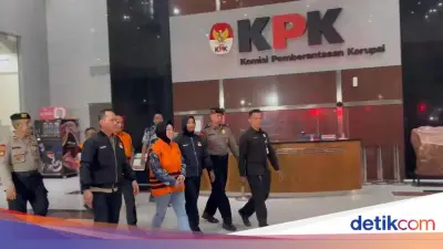KPK Tahan Bupati Sukoharjo Etik Suryani Usai OTT Dugaan Suap