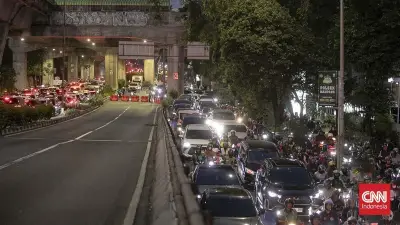 Lalin Tendean Arah Pancoran Dibuka, Arah Blok M Ditutup