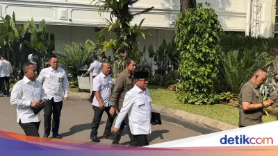 Menteri dan Kepala Lembaga Mulai Berdatangan ke Istana Jelang Sidang Kabinet