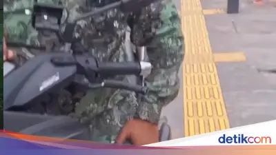 Pemotor Jajah Trotoar Depok Ngaku Tentara, Ternyata Karyawan Swasta