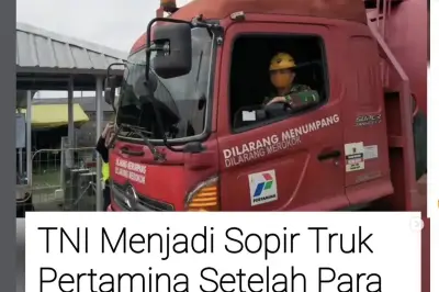 Pertamina Buka Suara soal TNI Jadi Sopir Truk BBM di Sumut Puncaki Tren