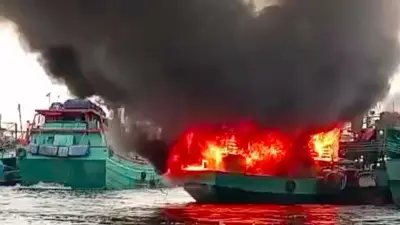 Polisi Selidiki Penyebab Kapal Basarnas Terbakar di Muara Baru