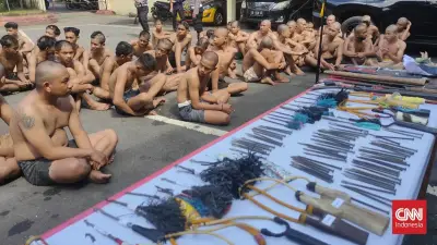 Polresta Bengkulu Tangkap 50 Anggota Geng Motor dalam 3 Bulan