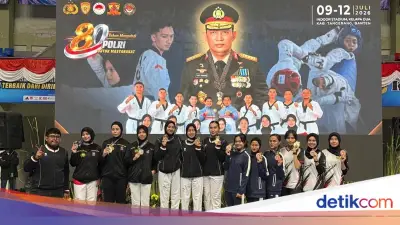 Polwan Polda Riau Borong 7 Medali di Kejurnas Taekwondo Kapolri Cup 2026
