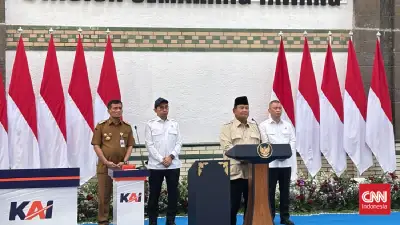 Prabowo Akui Dilema Kereta Cepat vs Kota Kecil: Modernisasi tapi Pemerataan