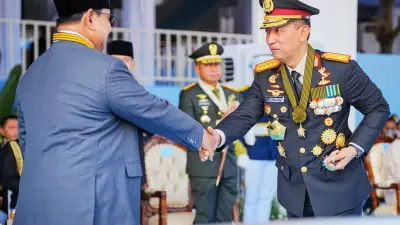 Prabowo Apresiasi Polri Pertahankan Nihil Terorisme