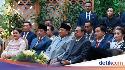 Prabowo Hadiri Pernikahan Putra Boy Thohir, Duduk Bersebelahan dengan Jokowi