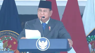 Prabowo Lantik 1.204 Pamong Praja Muda IPDN, Tekankan Meritokrasi
