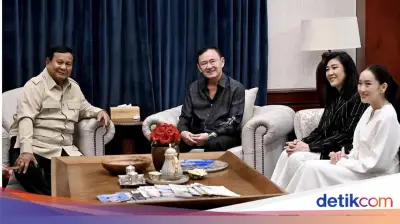 Prabowo Terima Kunjungan Thaksin Shinawatra, Bahas Isu Global
