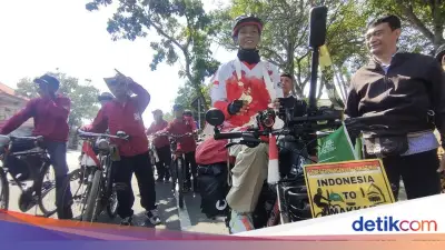 Pria Nganjuk Jalan Kaki ke Makkah 16 Bulan, Bekal Rp 1,7 Juta