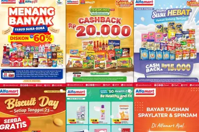 Promo Alfamart Hari Ini: Diskon Telur, Camilan, Minuman, dan Kebutuhan Dapur