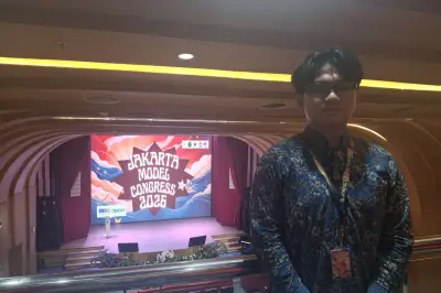 Ratusan Siswa Simulasi Jadi Anggota DPR di Jakarta Model Congress