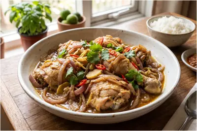 Resep Ayam Kukus Bombai, Gurih Manis dan Praktis untuk Keluarga