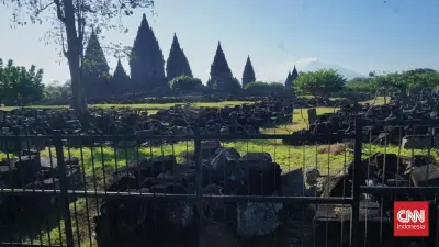 Restorasi 218 Candi Perwara Prambanan Ditarget Rampung Sebelum 2029