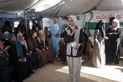Ruang Aman bagi Perempuan Korban Perang di Gaza Tengah