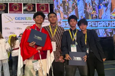 Siswa SMA CRIBS Bogor Ciptakan Baterai dari Limbah Kulit Apel dan Tempurung Kelapa di Genius Olympiad 2026