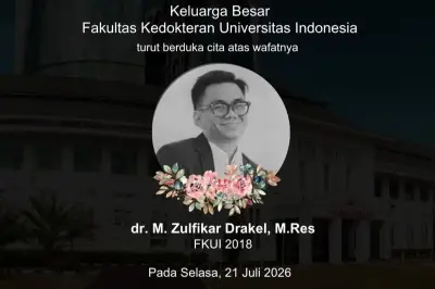 UI Berduka Atas Meninggalnya Alumni Dokter M Zulfikar Drakel di Lampung