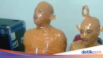 Viral Hukuman Maling Dilakban Jadi Teletubbies Ternyata Konten Kreator