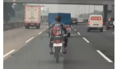 Viral RX King Masuk Tol Jagorawi, Pengendara Ngaku Ikuti Google Maps