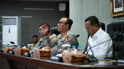 Wakapolri dan Wamenhut Konsolidasi Nasional Hadapi El Nino dan Karhutla