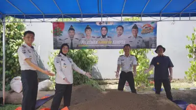 Warga Binaan Babel Sulap Limbah Batu Bara FABA Jadi Pupuk Kompos Bernilai Ekonomi