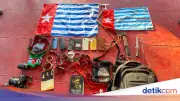 8 Siswa SMA Ditahan Usai Kibarkan Bendera Bintang Kejora di Nabire