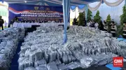 BNN: 3,37 Ton Kuncup Ganja Thailand di Gresik Siap Diolah Jadi Cairan Vape