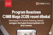 CIMB Niaga Buka Beasiswa 2026 untuk Mahasiswa Semester 5