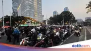 Demo BEM UNJ di Medan Merdeka Selatan Selesai, Lalin ke Gambir Normal