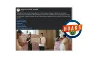 Hoaks! Menkeu Bagikan Rp 50 Juta per Keluarga dari Dana Korupsi