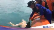 Jenazah Pria Tanpa Identitas Mengapung di Perairan Lampung Selatan, Kepala Tinggal Tengkorak