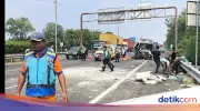 Kecelakaan Beruntun 6 Kendaraan di Tol Bintara, 1 Tewas
