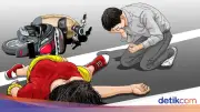 Kecelakaan Maut di Cileungsi: Pemotor Wanita Tewas Terlindas Truk Saat Menyalip