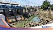 Kemarau Keringkan Bendung Katulampa, TMA Sentuh 0 Cm