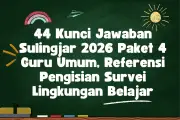 Kunci Jawaban Sulingjar 2026 Paket 4 Guru, 44 Soal Referensi