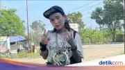 Lady Punk Mondy Tatto Tersangka Pembunuhan Cinta Segitiga Anak Punk di Bekasi