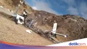 Lokasi Pesawat AMA Dibakar KKB di Ketinggian 2.292 Mdpl, Evakuasi Terhambat