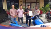 Motor Warga Ditemukan 4 Bulan Usai Digadaikan di Tangerang