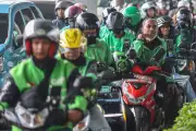 Ojol Jabodetabek Demo di Monas Tuntut Kesejahteraan