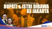 OTT KPK di Pemalang: Bupati dan Istri Dibawa ke Jakarta, 21 Orang Diamankan