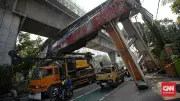 Pemprov DKI Kejar Tanggung Jawab Pemilik Truk Terkait JPO Tendean